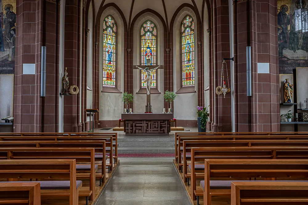 Innenanschicht von St. Bonifatius in Schöllbronn