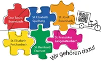 Puzzleteile mit den Kindergärten
